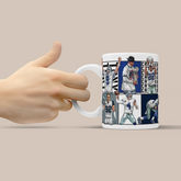 Dallas Cowboys Dream Team NFL 3D Doodle Art - 11oz Ceramic Mug